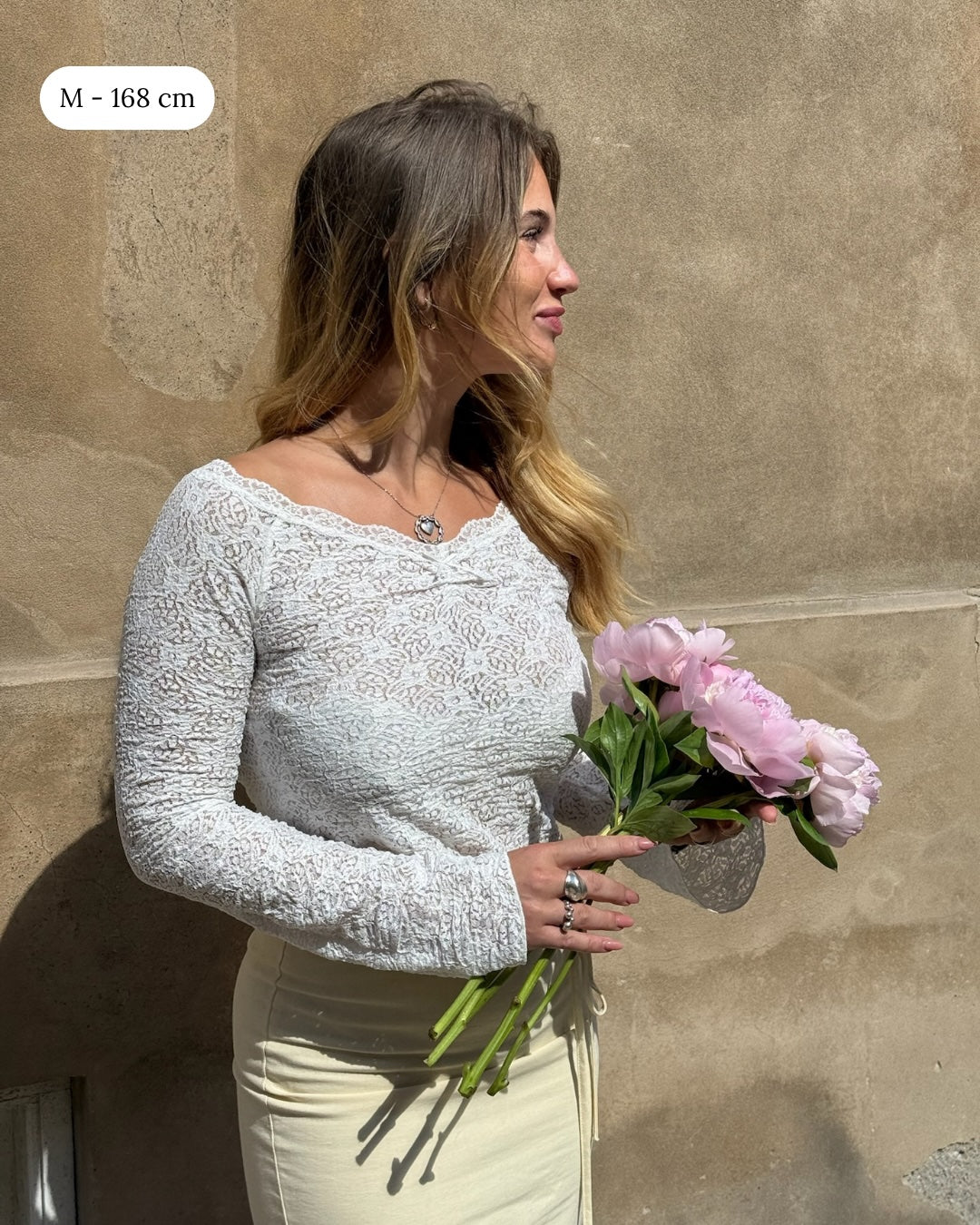 Lau Lace Blouse White