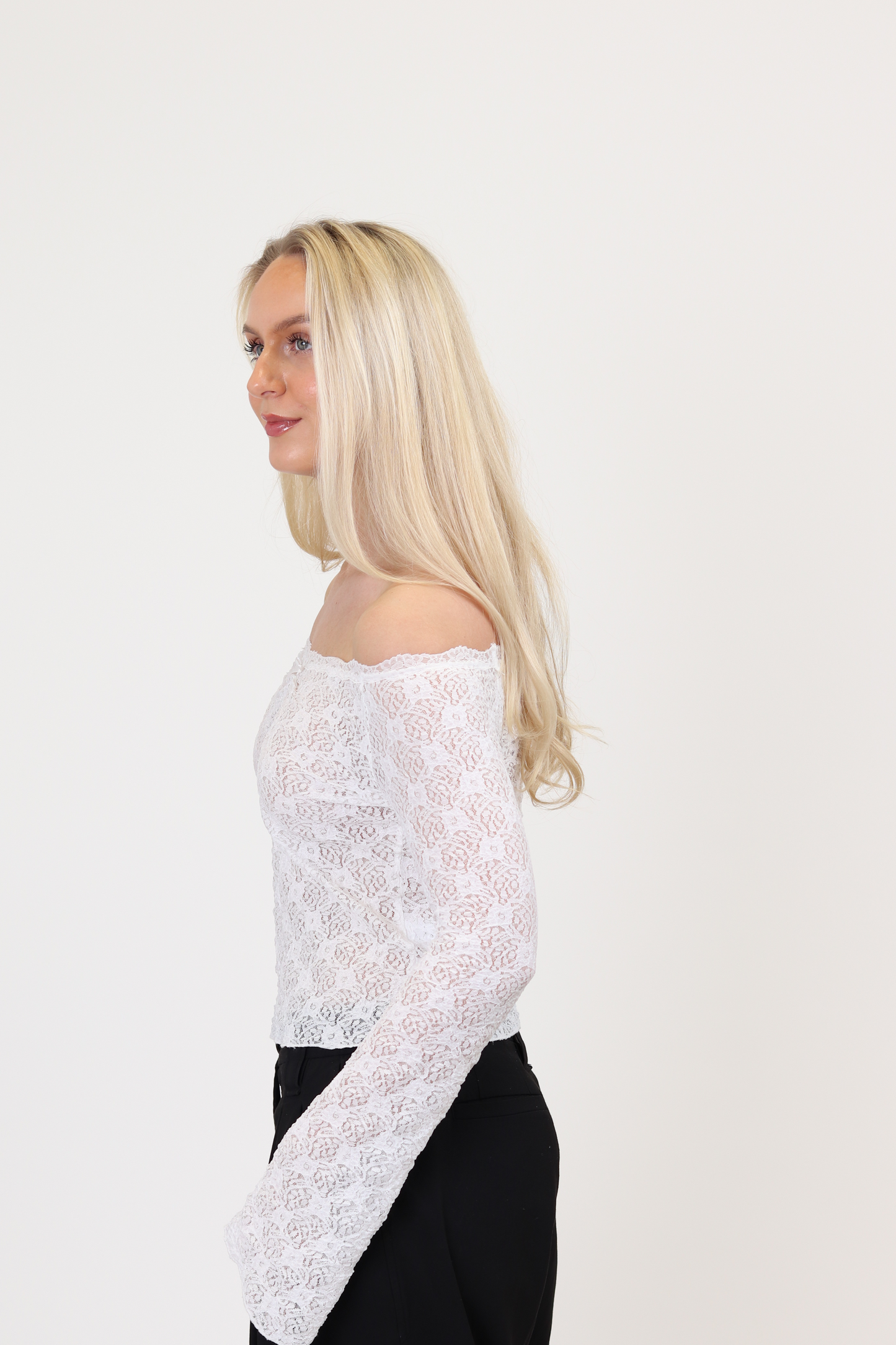Lau Lace Blouse White