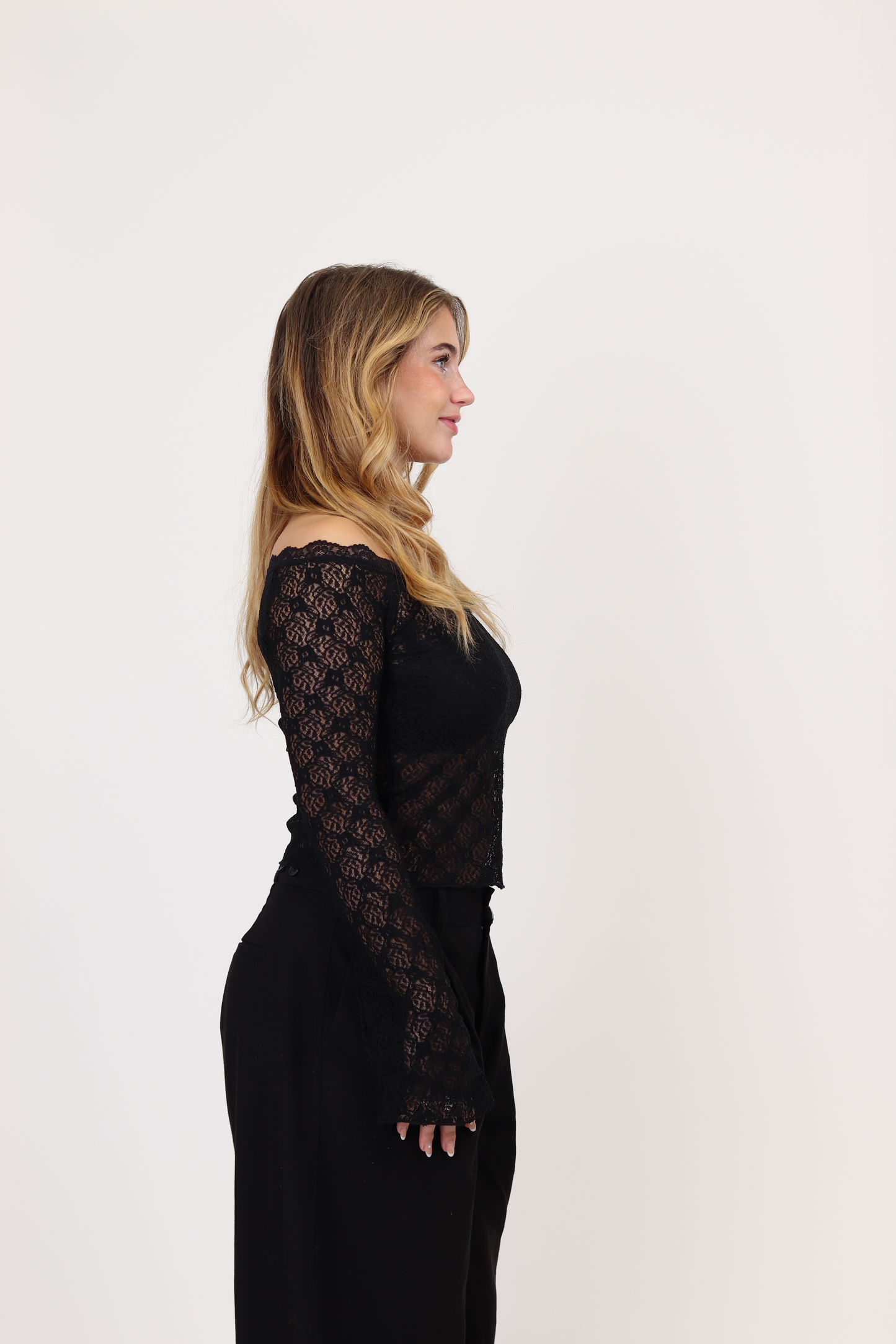 Lau Lace Blouse White